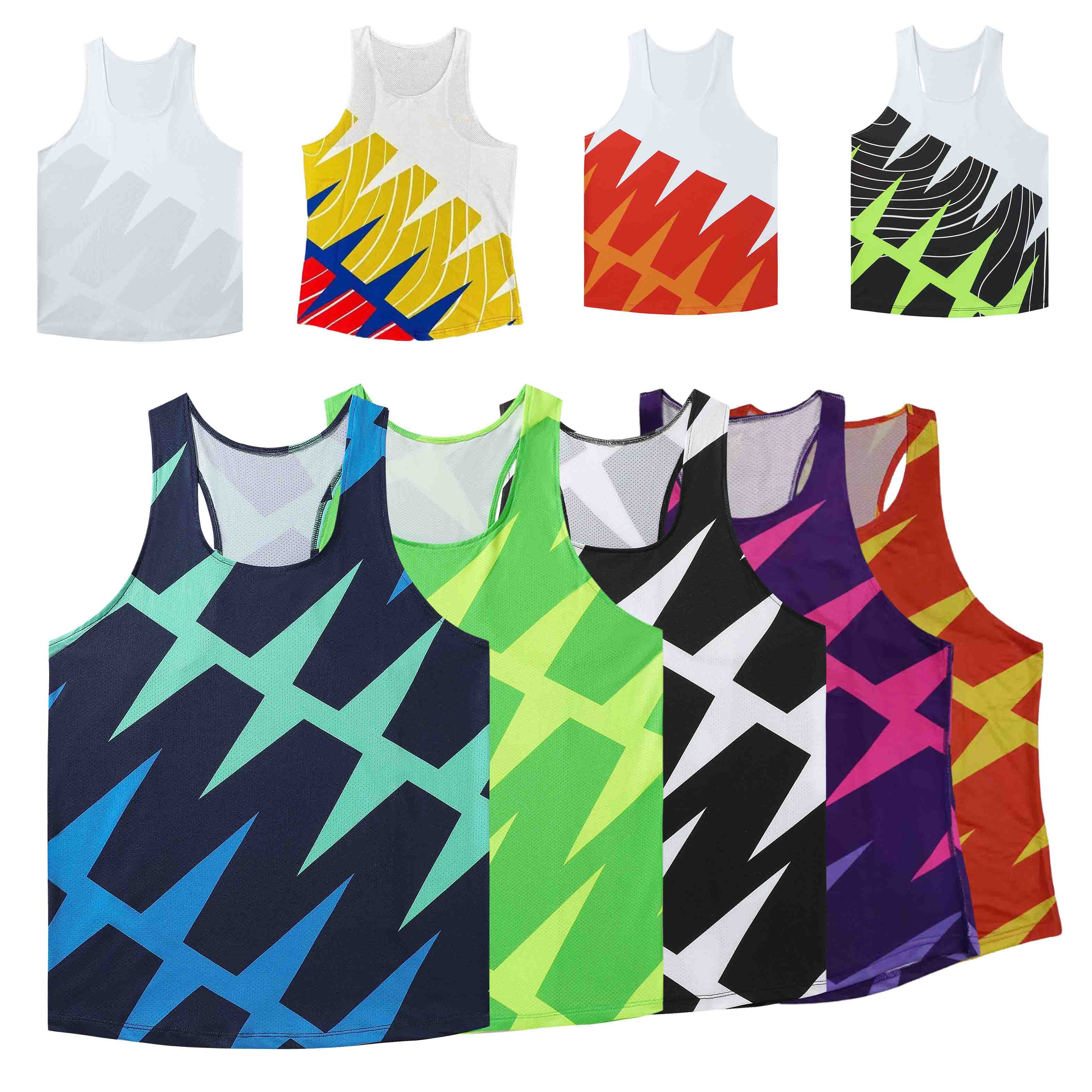 Crossfit Vest - Rompi lari atletik Tank Top berlari