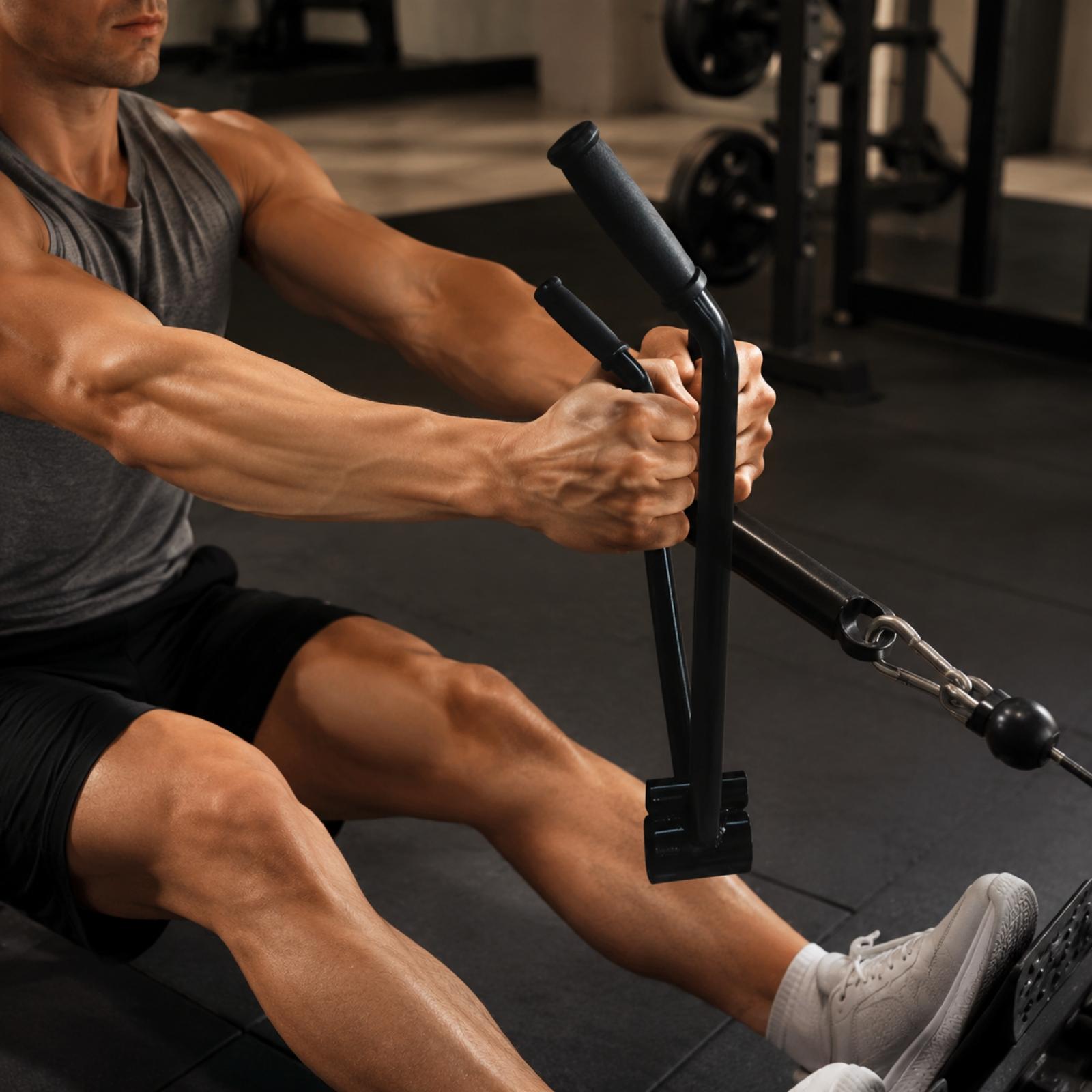 Gagang Baja Berbentuk V yang K - Landmine Barbell Attachment ulasan dan harga