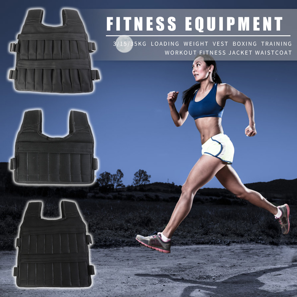 Jaket Beban Olahraga 3/15/35kg - Crossfit Vest ulasan dan harga